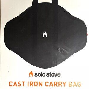 NEW Solo Stove Cast Iron Carry Storage Bag New In Box LARGE PVC 25.5"